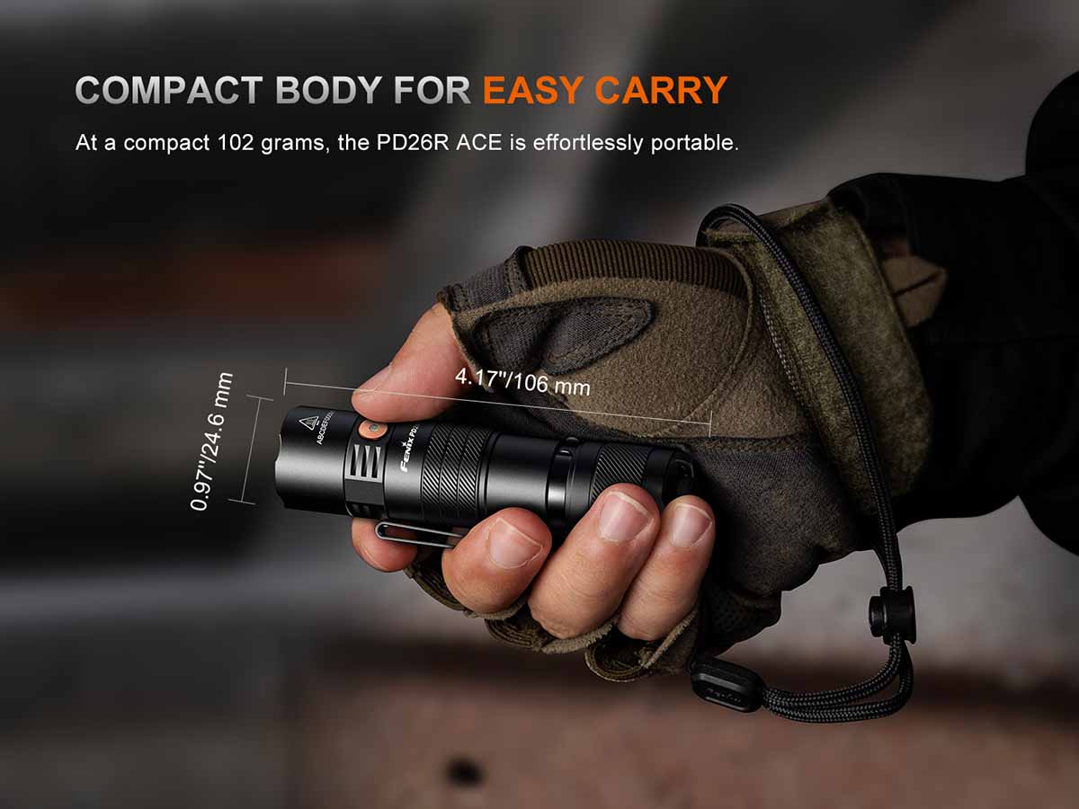 PD26R ACE Flashlight Compact Body