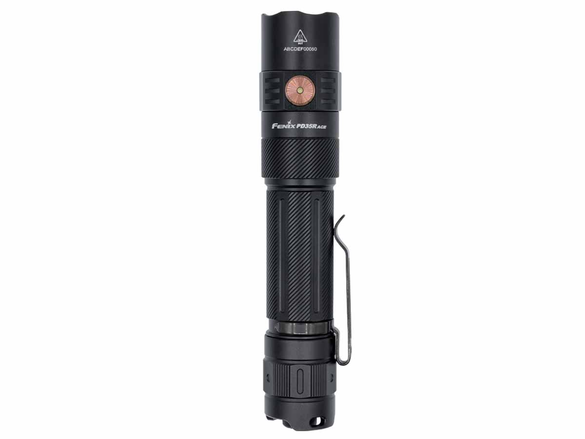 fenix pd35r ace flashlight side