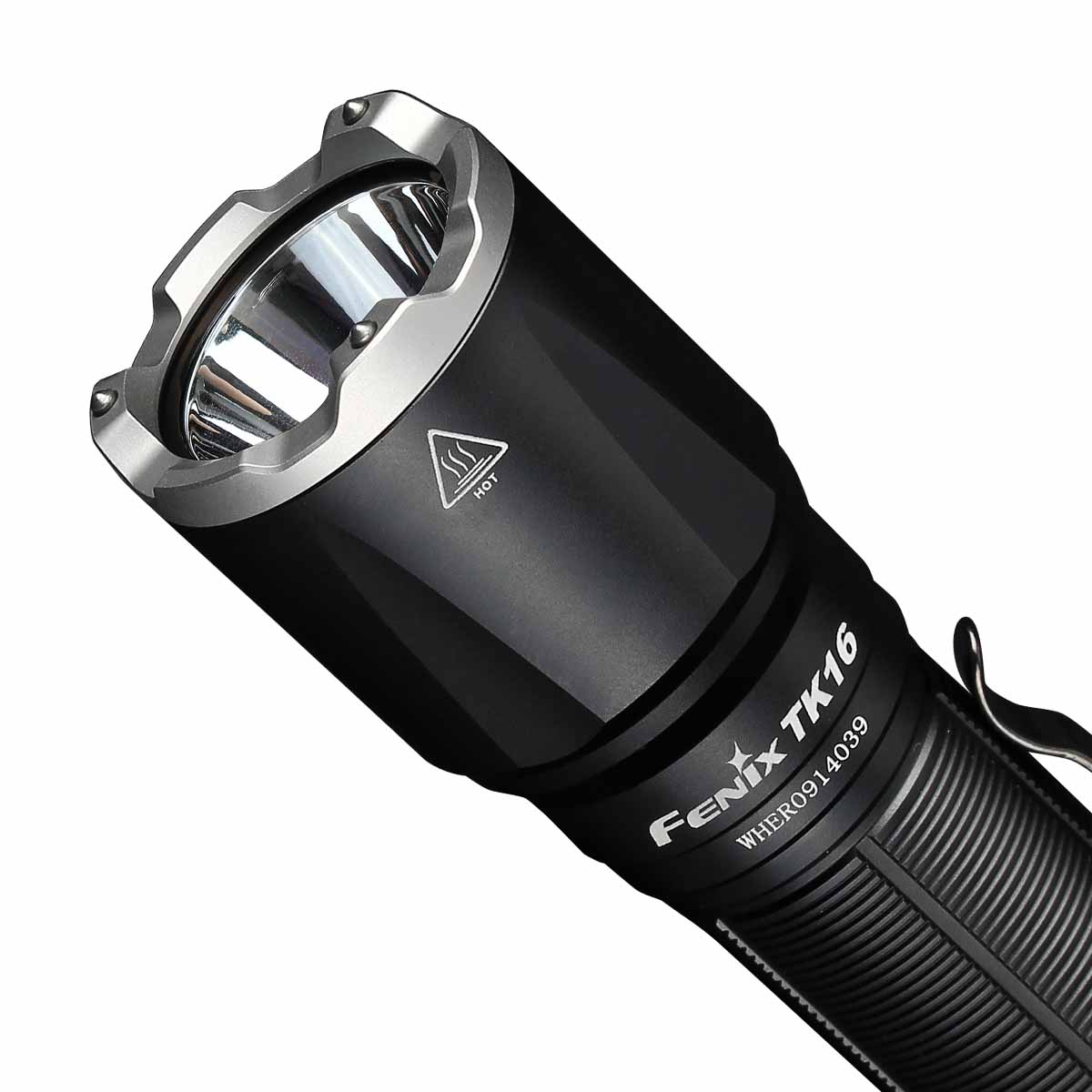 fenix tk16 tactical flashlight lens