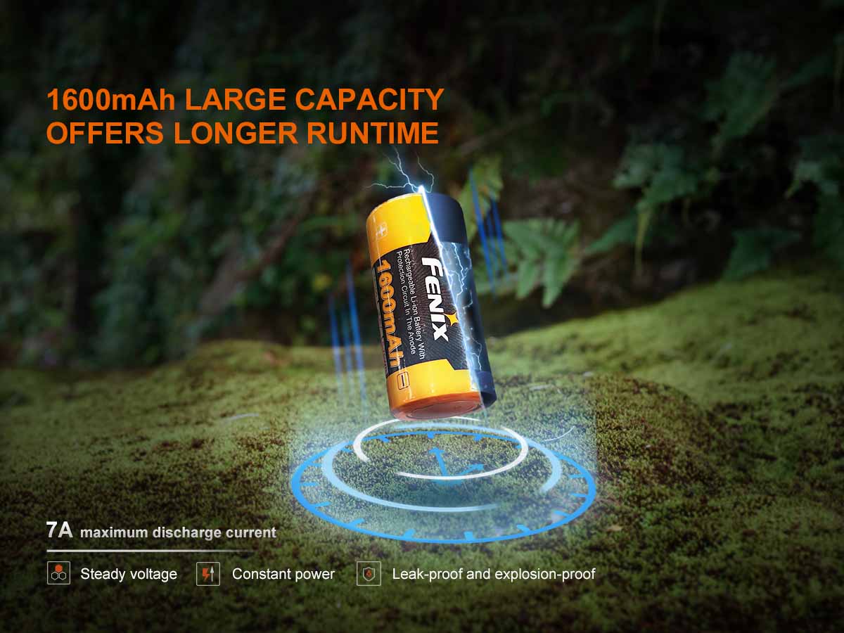 Fenix ARB-L18-1600 Rechargeable Battery - Fenix Lighting