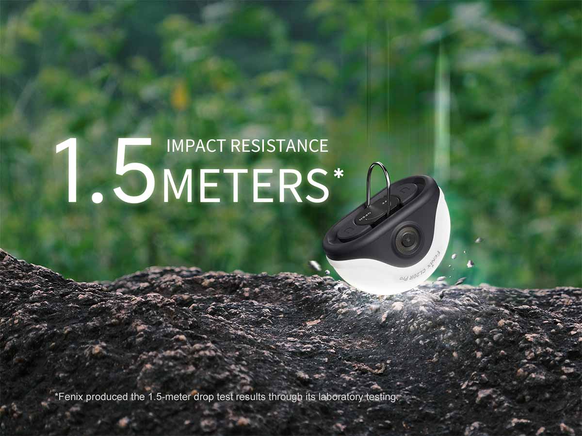 Fenix CL20R Pro Rechargeable Lantern impact resistance
