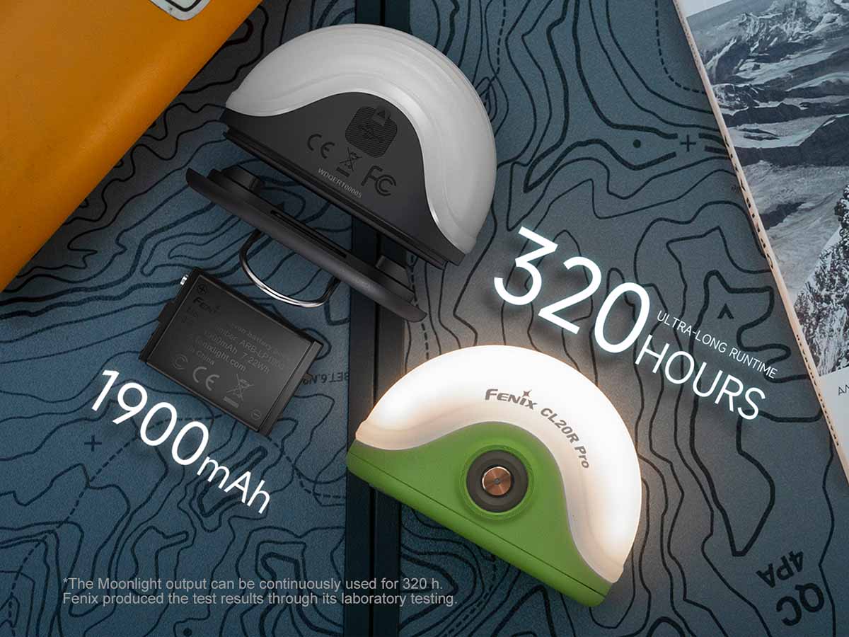 Fenix CL20R Pro Rechargeable Lantern ultra-long runtimes