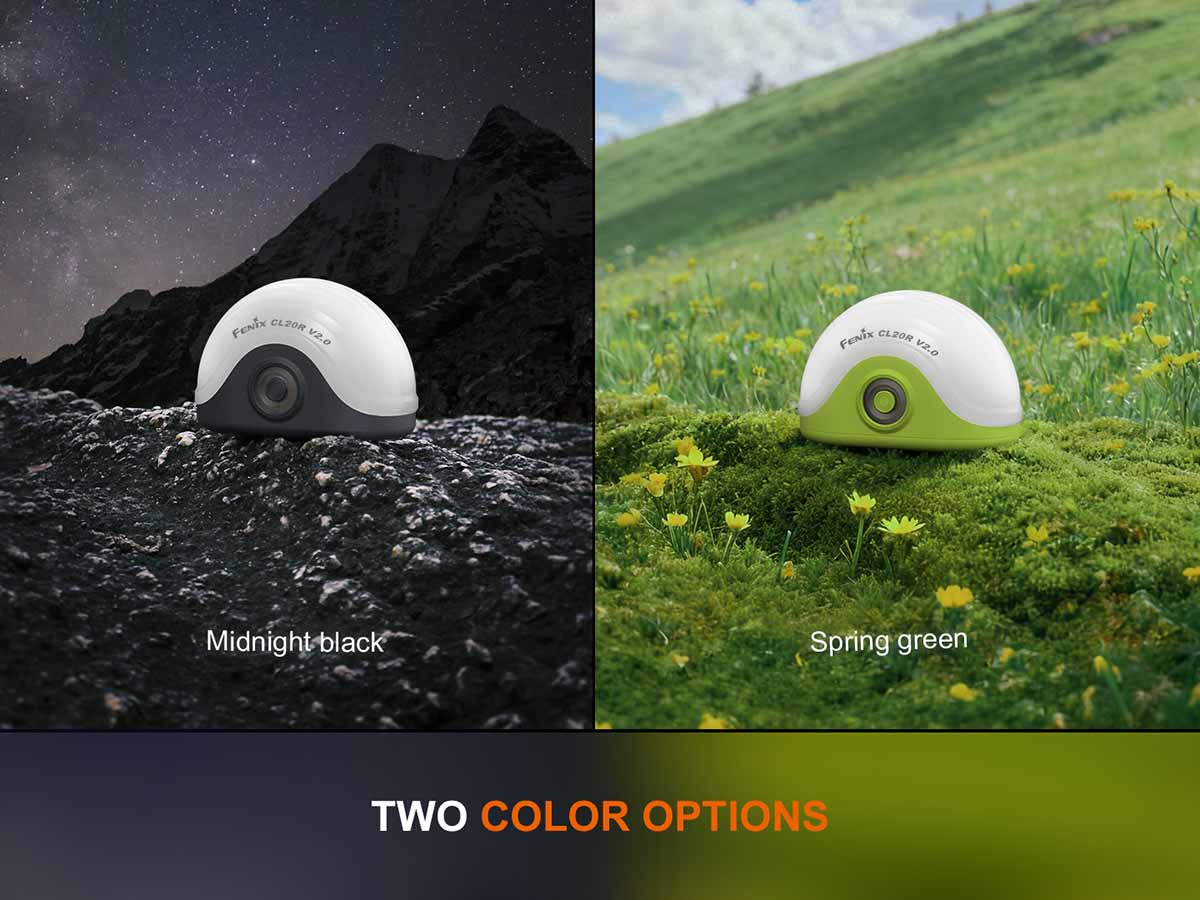 Fenix Lighting CL20R V2.0 Camping Lantern Color Options