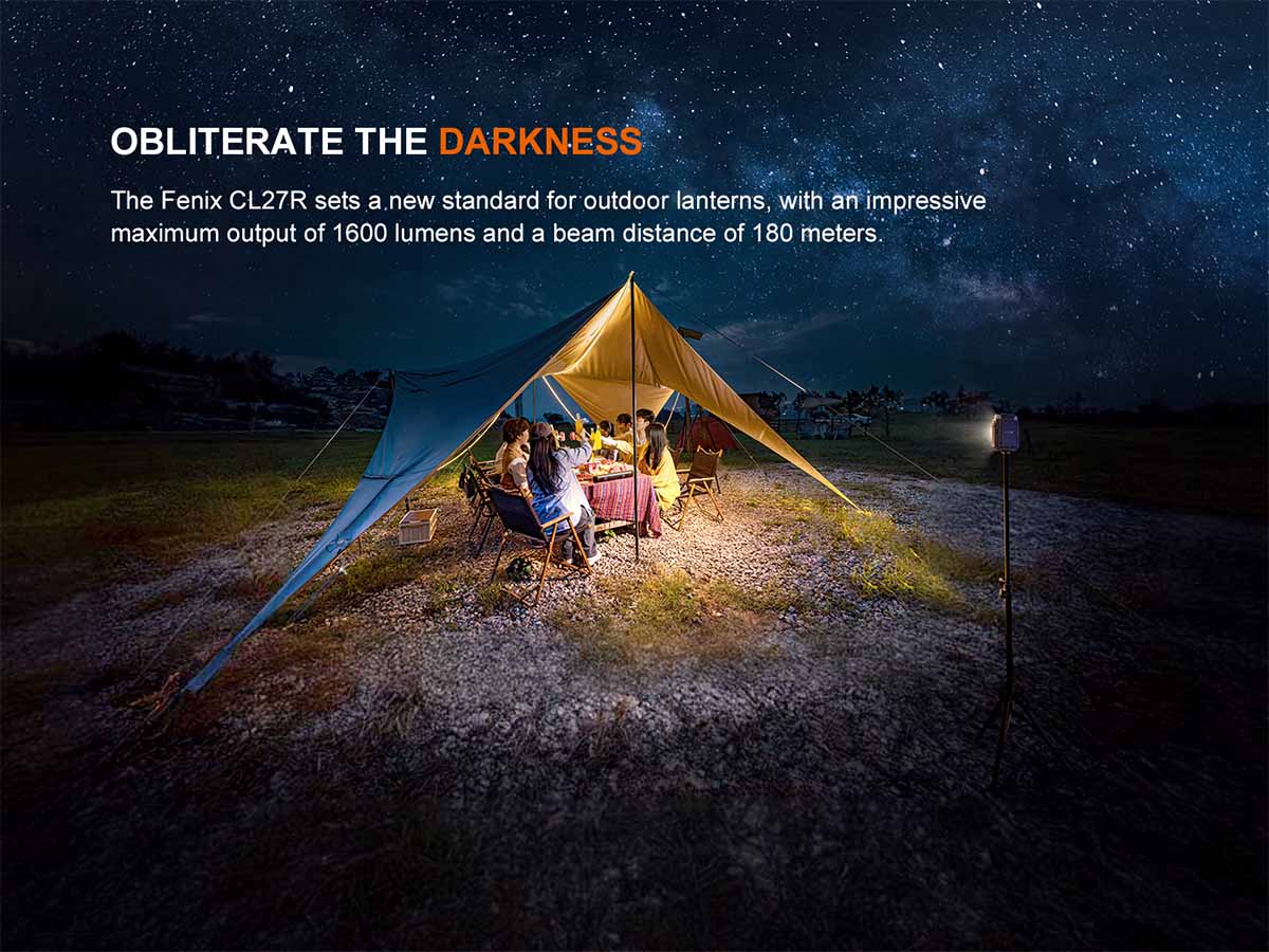 fenix cl27r rechargeable lantern bright 1600 lumens