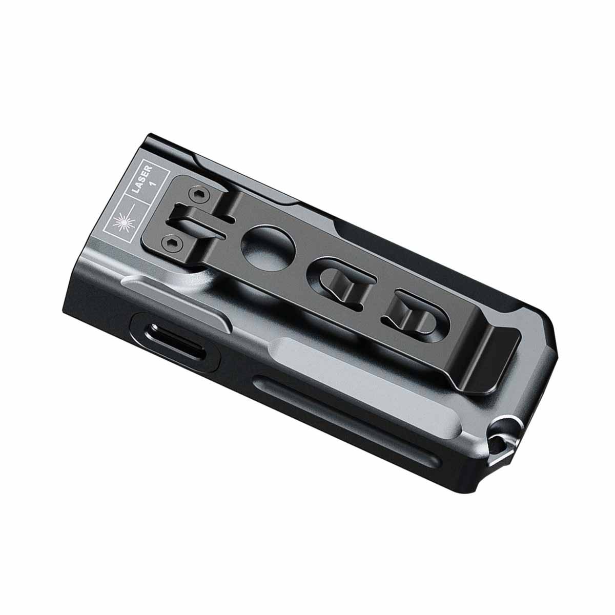 fenix e06r rechargeable edc flashlight back clip