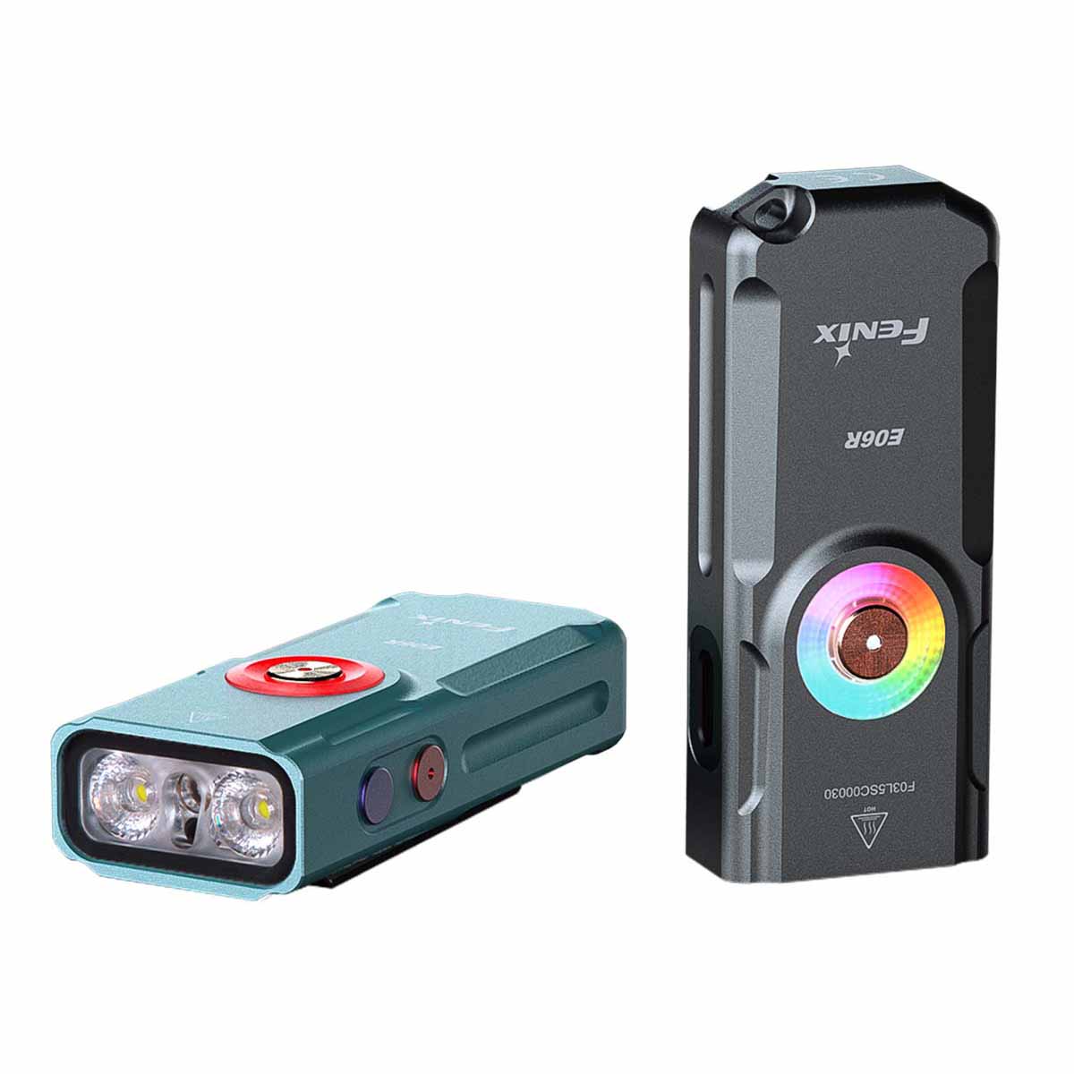 fenix e06r rechargeable edc flashlight color options