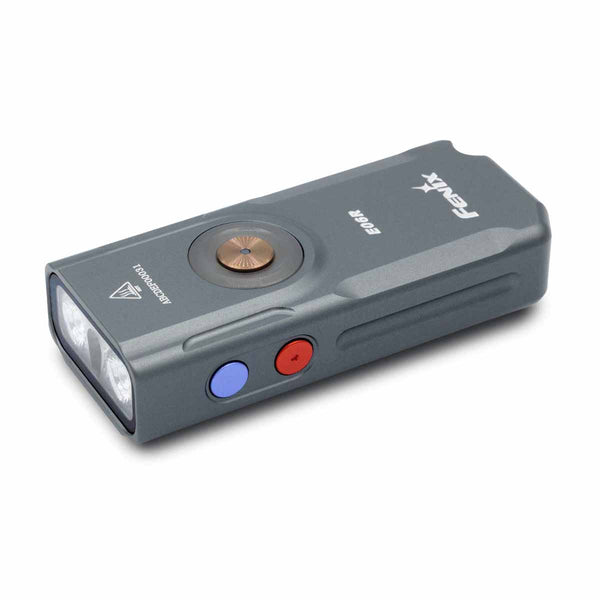 fenix e06r rechargeable edc flashlight gray