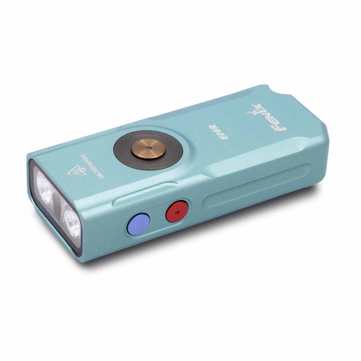 fenix e06r rechargeable edc flashlight turquoise 