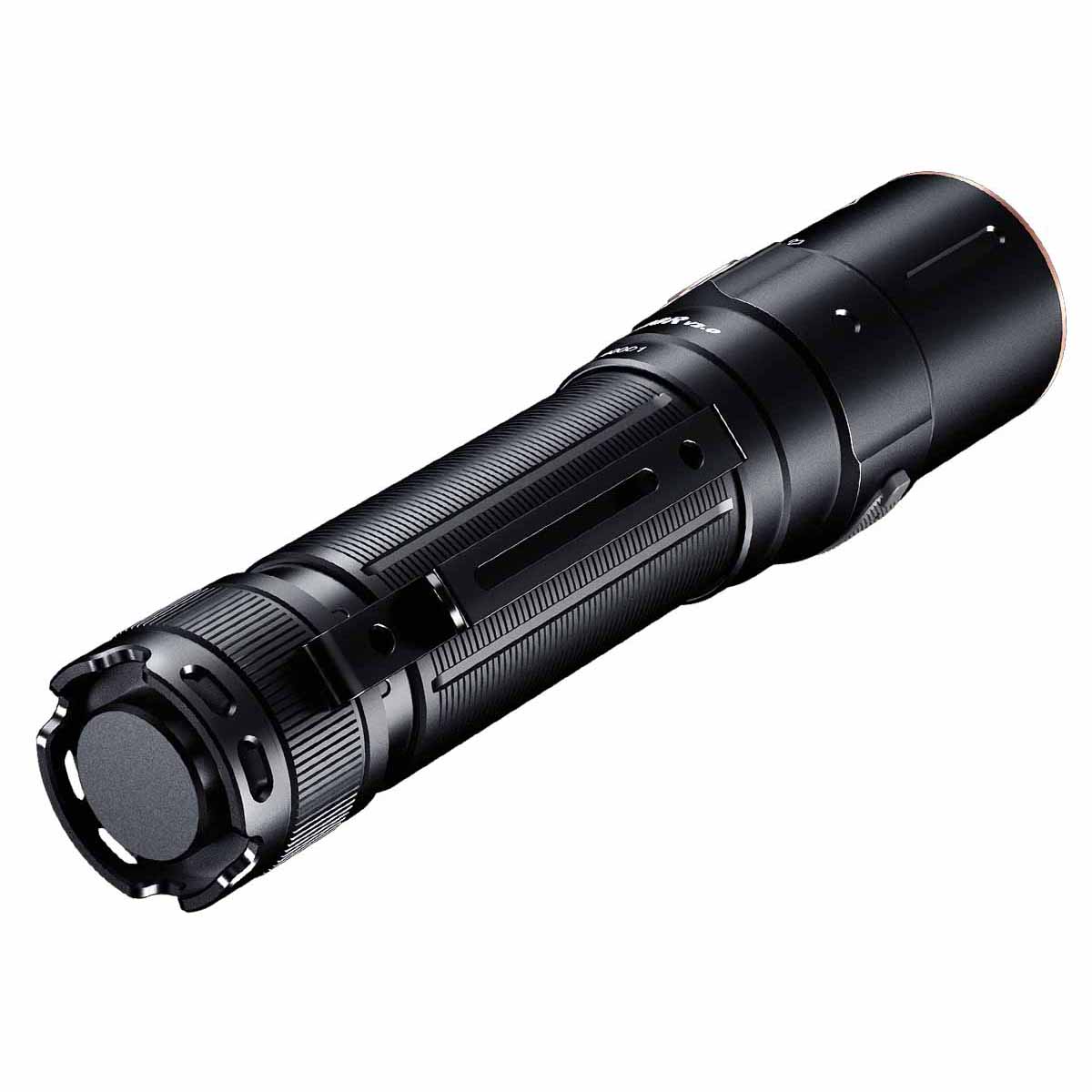 fenix e28r v2 rechargeable edc flashlight back magnetic tail