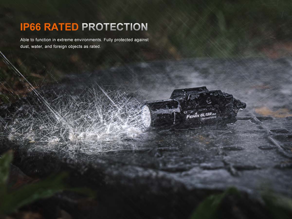 Fenix GL19R V2.0 Tactical Weapon Light