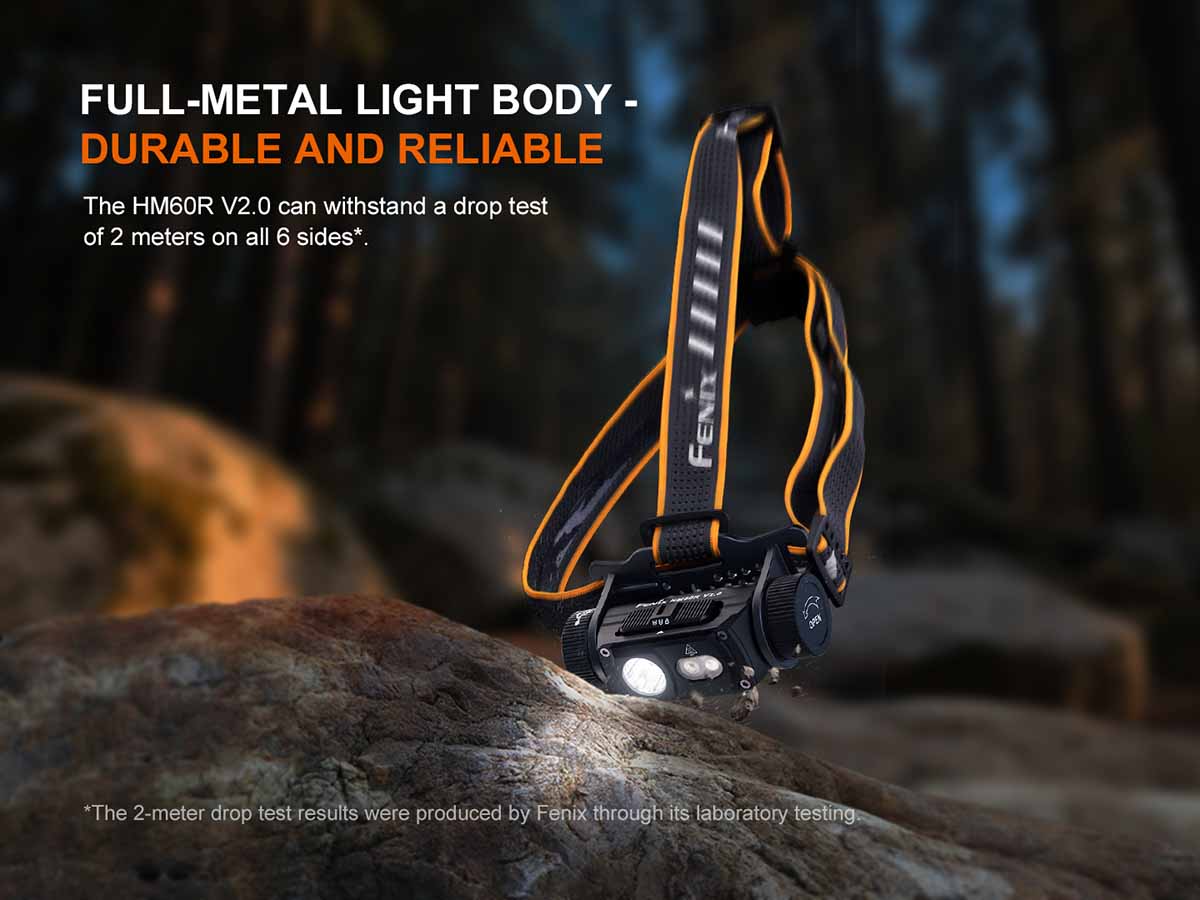 fenix hm60r v2.0 rechargeable headlamp durability