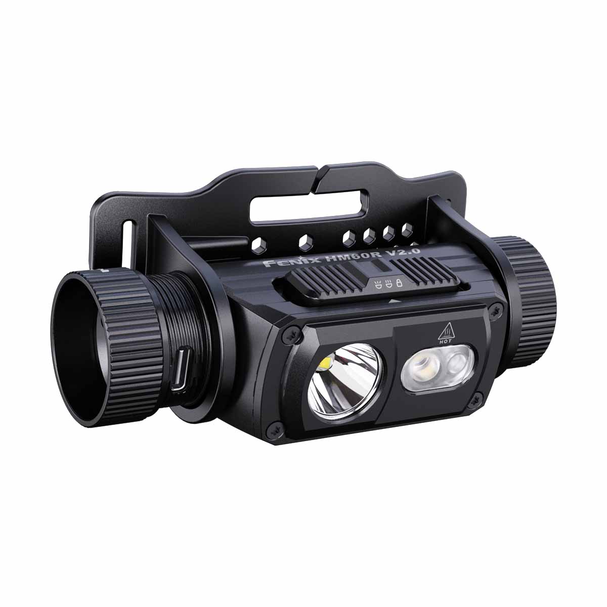 fenix hm60r v2.0 rechargeable headlamp hidden USB-C port