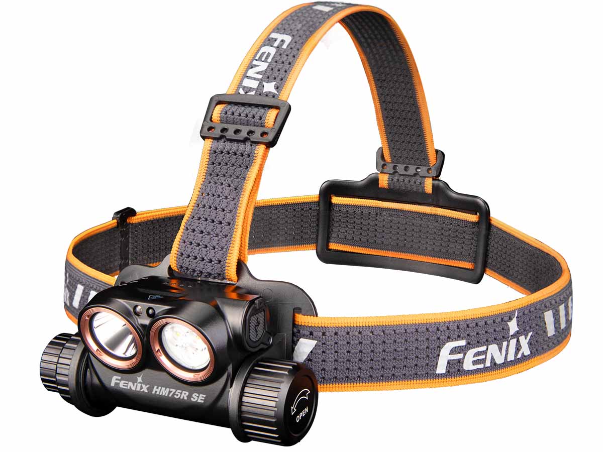 fenix hm75r se rechargeable headlamp no extender included