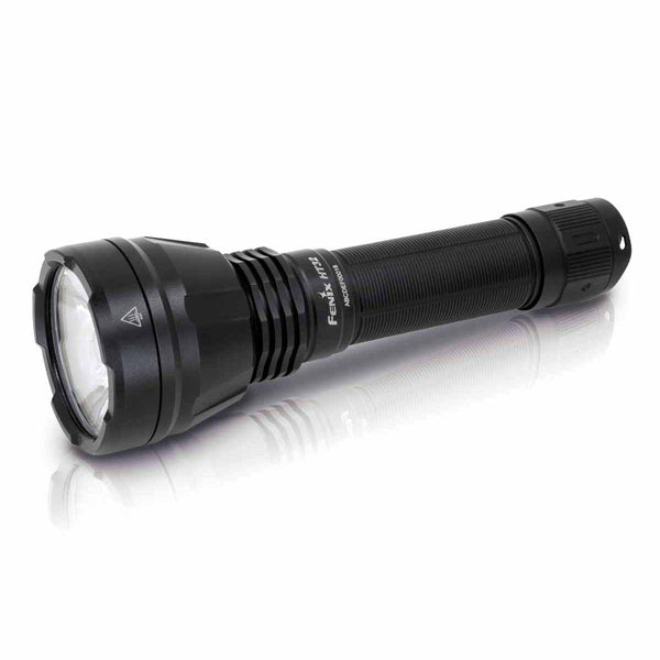 fenix ht32 flashlight with red and green leds