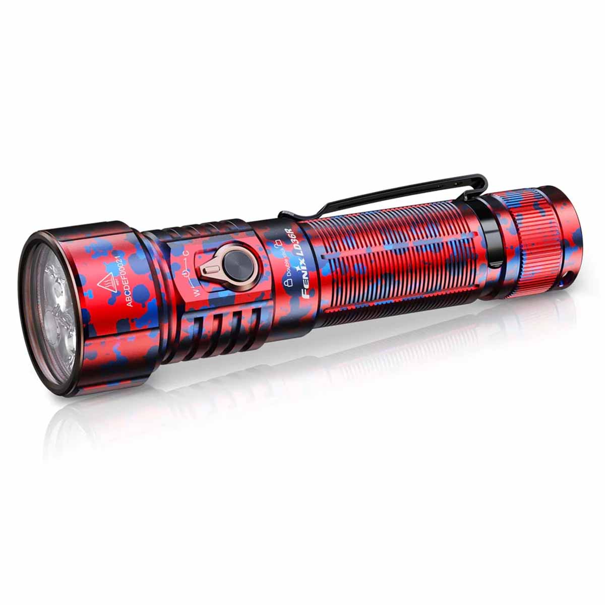 fenix 90 degree flashlight Fenix LD36R Multicolor Flashlight Flame Camo