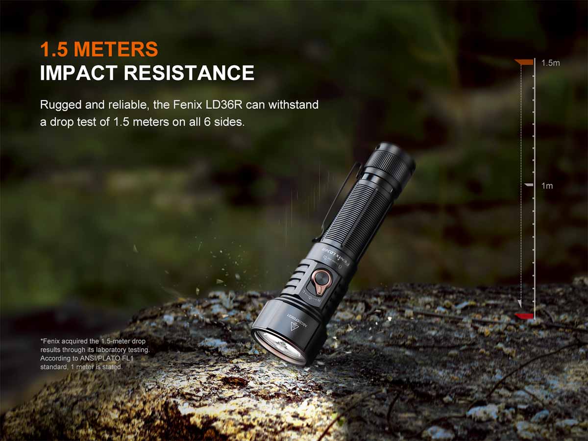 Fenix LD36R Multicolor Flashlight Flame Camo Fenix LD36R Multicolor Flashlight Flame Camo