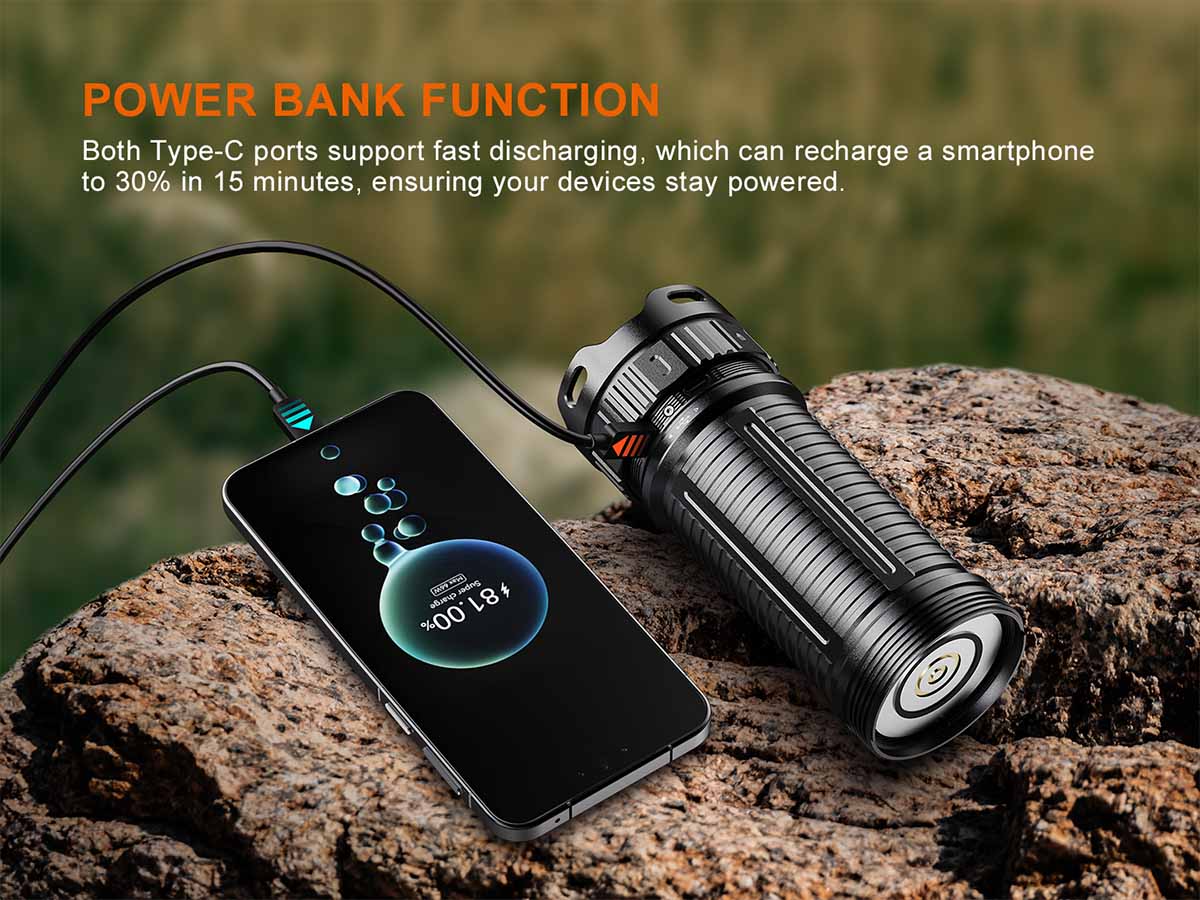 fenix flashlight cone Fenix LR50R V2.0 Flashlight