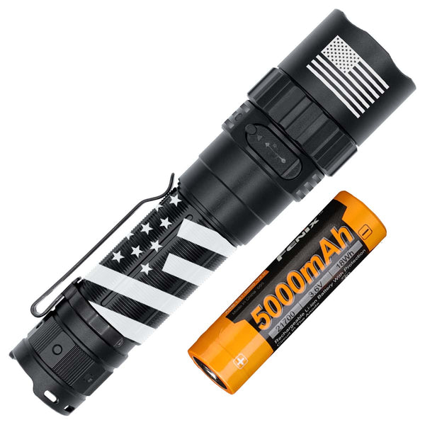 fenix pd40r v3 engraved flashlight with free battery