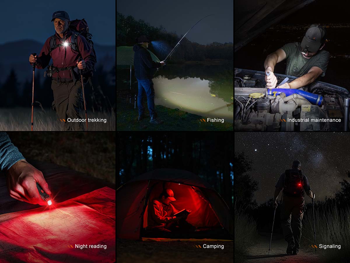 fenix flashlight flashing red Fenix SW05R-RED Clip On Flashlight with Red Light
