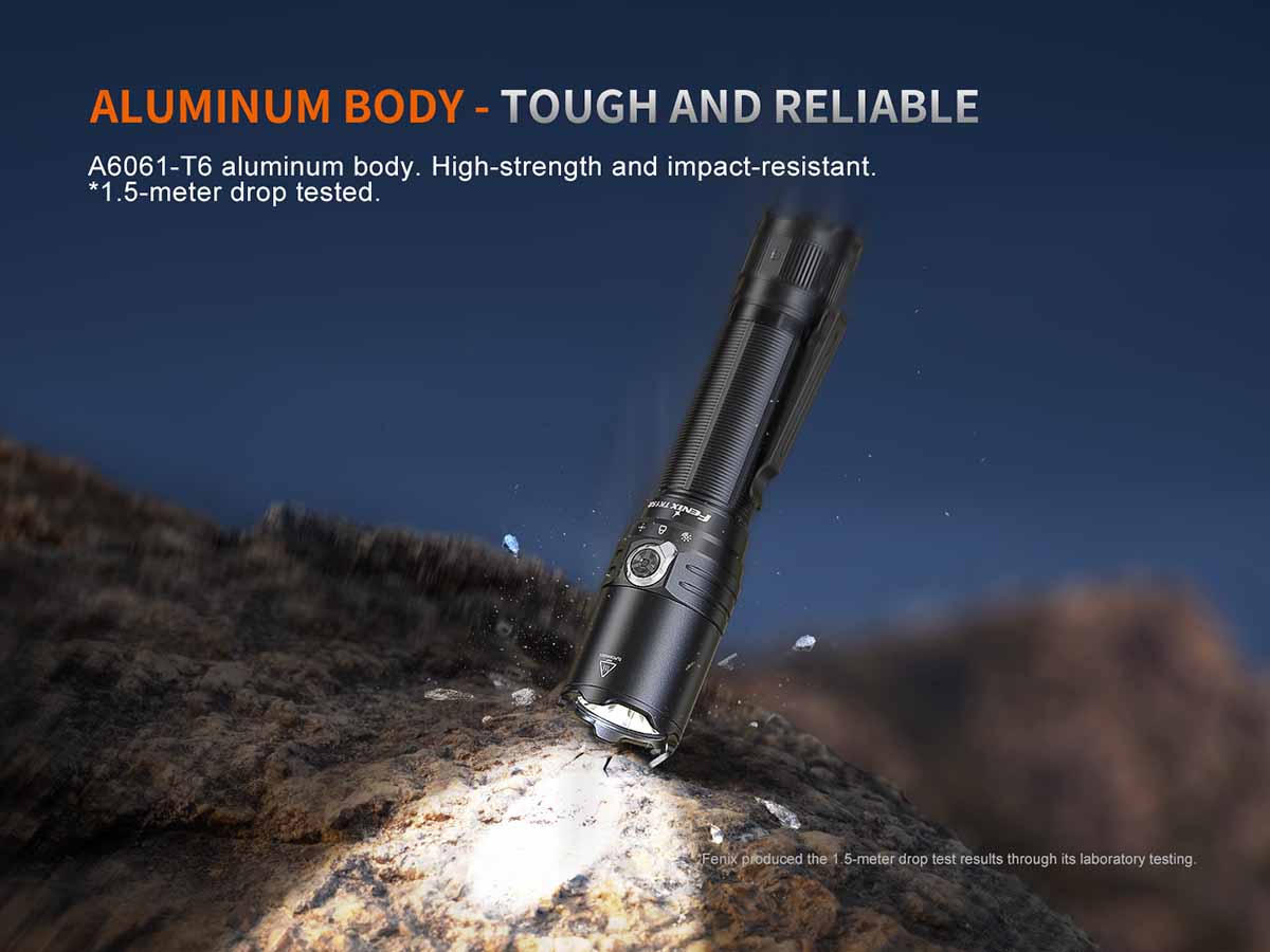 fenix flashlight 2000 lumens Fenix TK15R Rechargeable Tac Flashlight