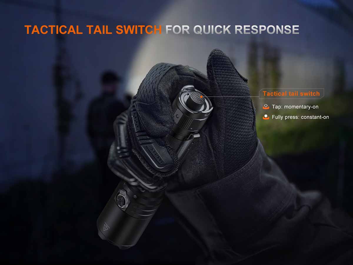 Fenix TK15R Rechargeable Tac Flashlight - Fenix Lighting
