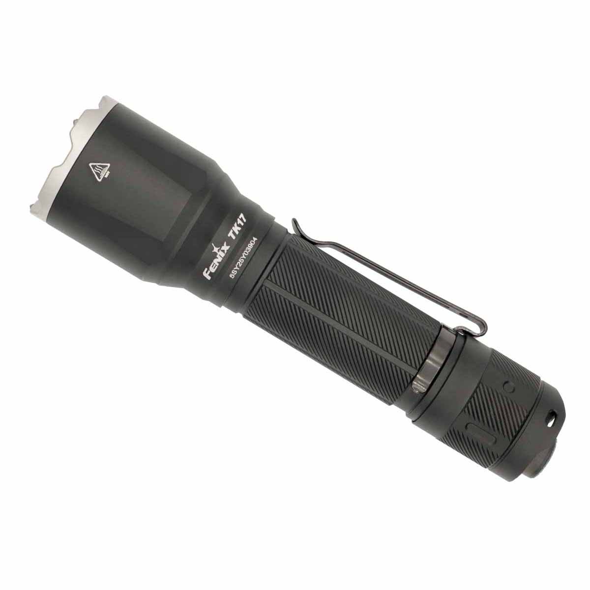 fenix tk17 tactical flashlight front side view 