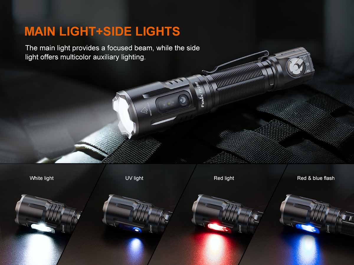 fenix 25 flashlight WF25RM Rechargeable Work with Charging Dock friendly operation Fenix Flashlight TK25 Blue/Red Light