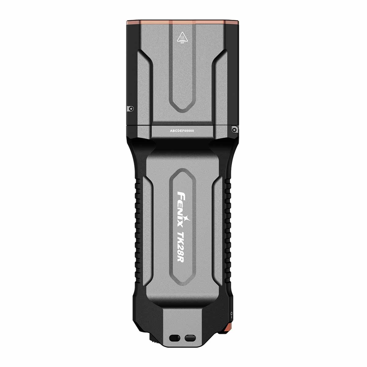 Fenix TK28R Tactical Flashlight side profile