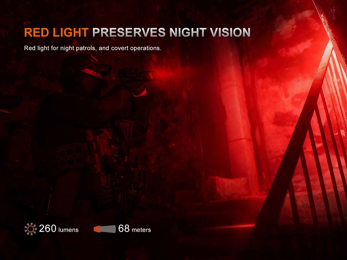 Fenix TK28R Tactical Flashlight Red Light