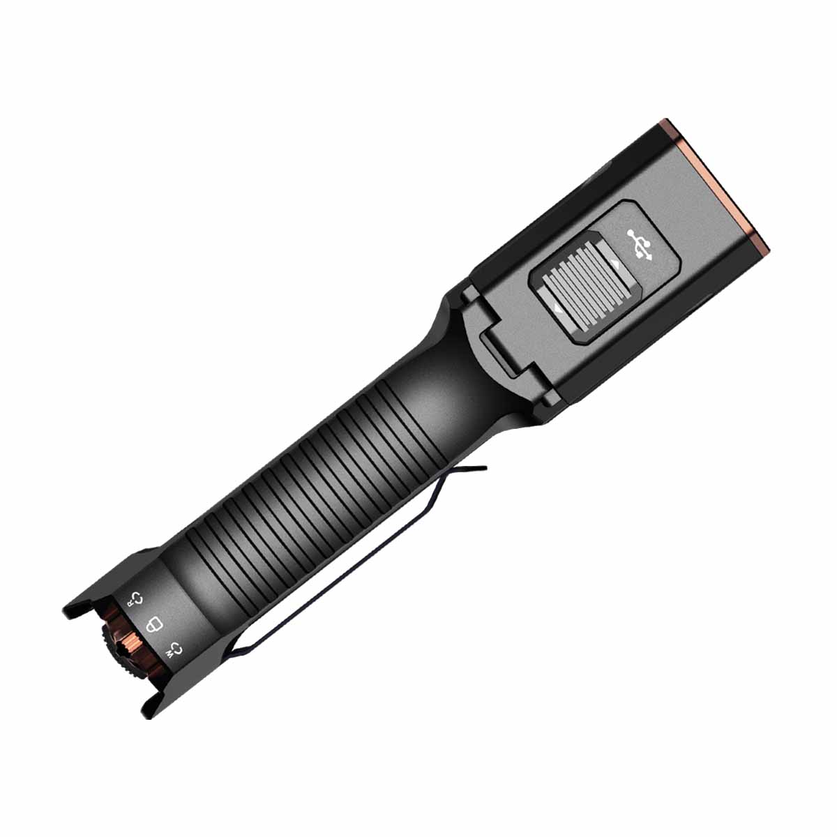Fenix TK28R Tactical Flashlight side USB-C Charging Port