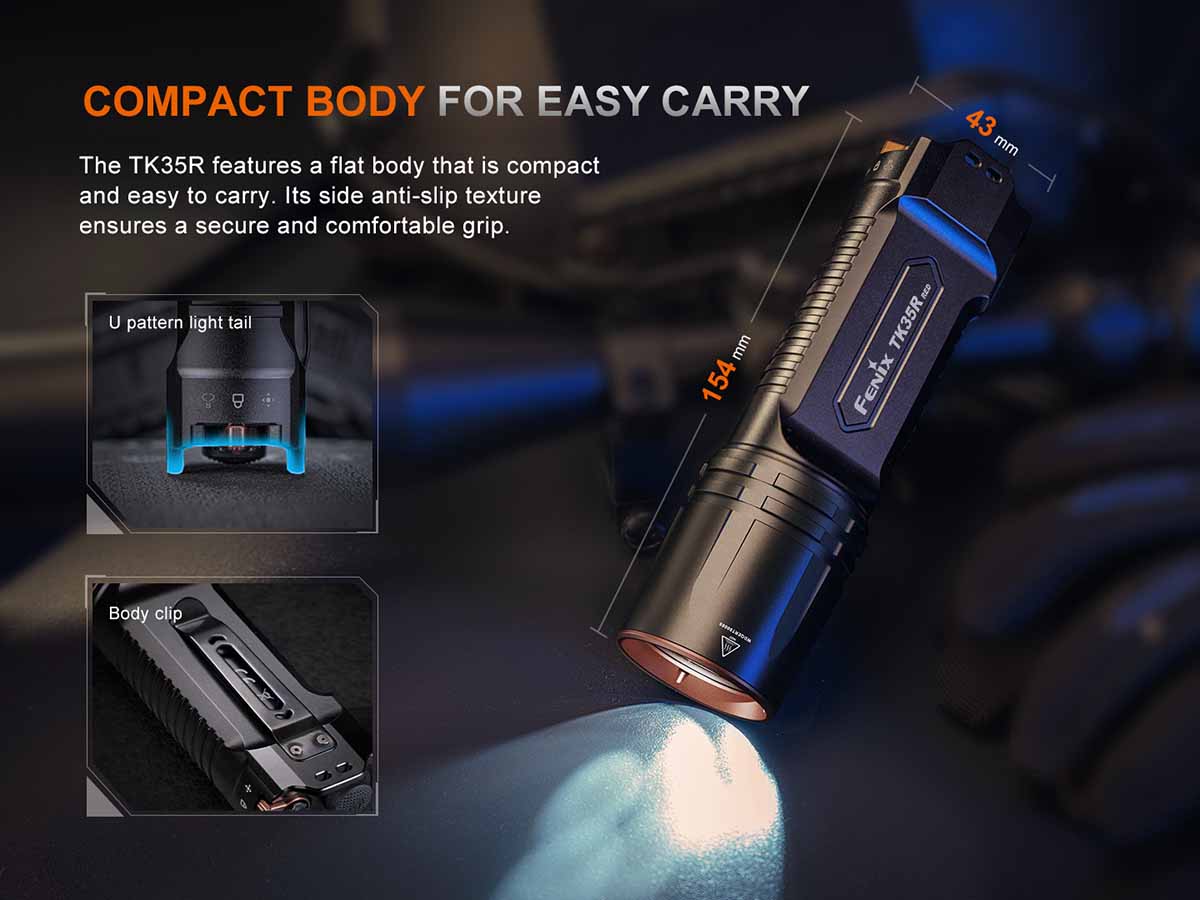 TK35R RED compact body for easy carry