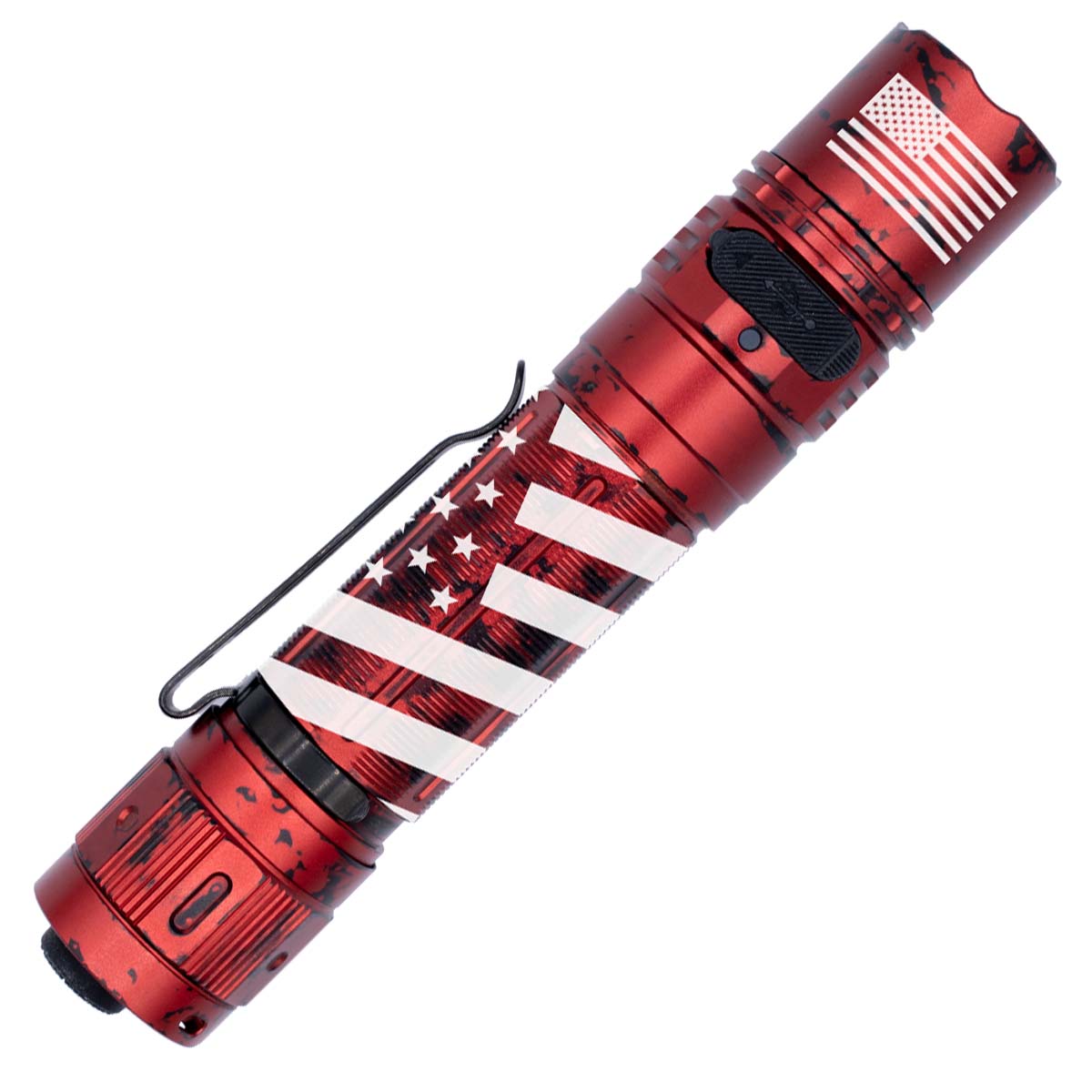 Fenix PD36R PRO Red Camo Custom Engraved Flashlight