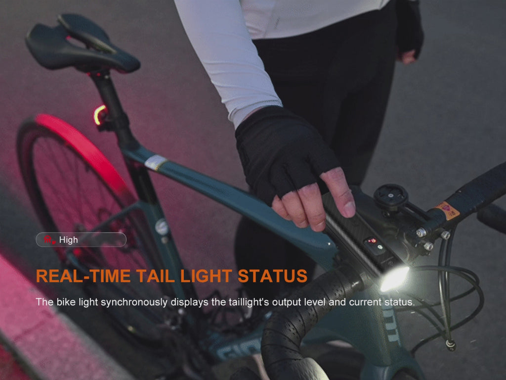 Fenix BC28R Bike Light and Taillight Status