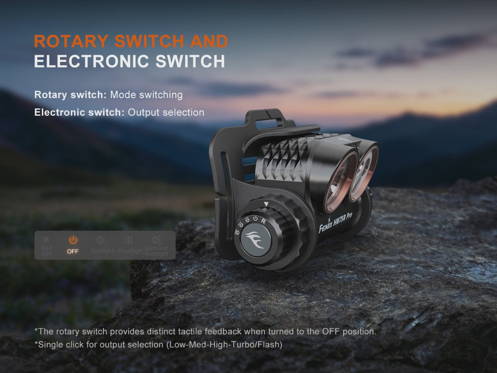 rotary switch and electronic switch functionality video