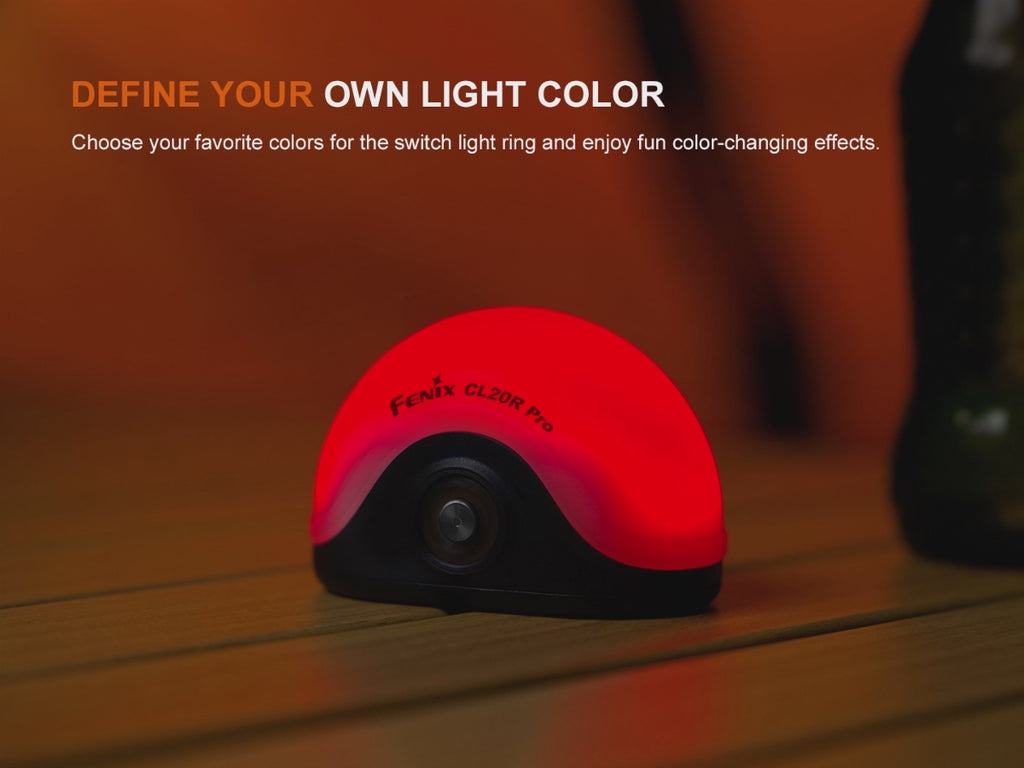 Fenix CL20R Pro Rechargeable Lantern Color Changing effects