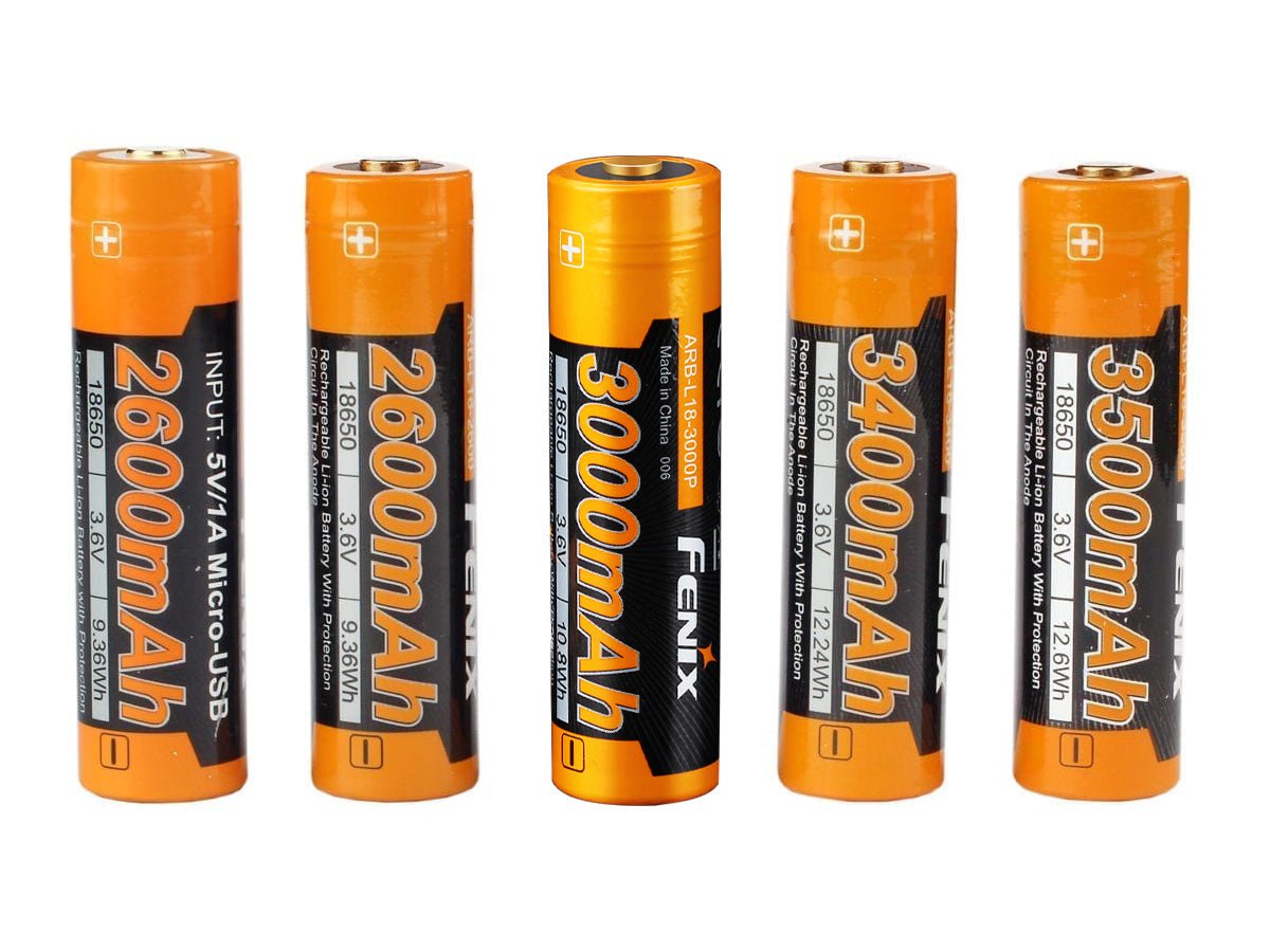 Fenix 18650 Rechargeable Batteries