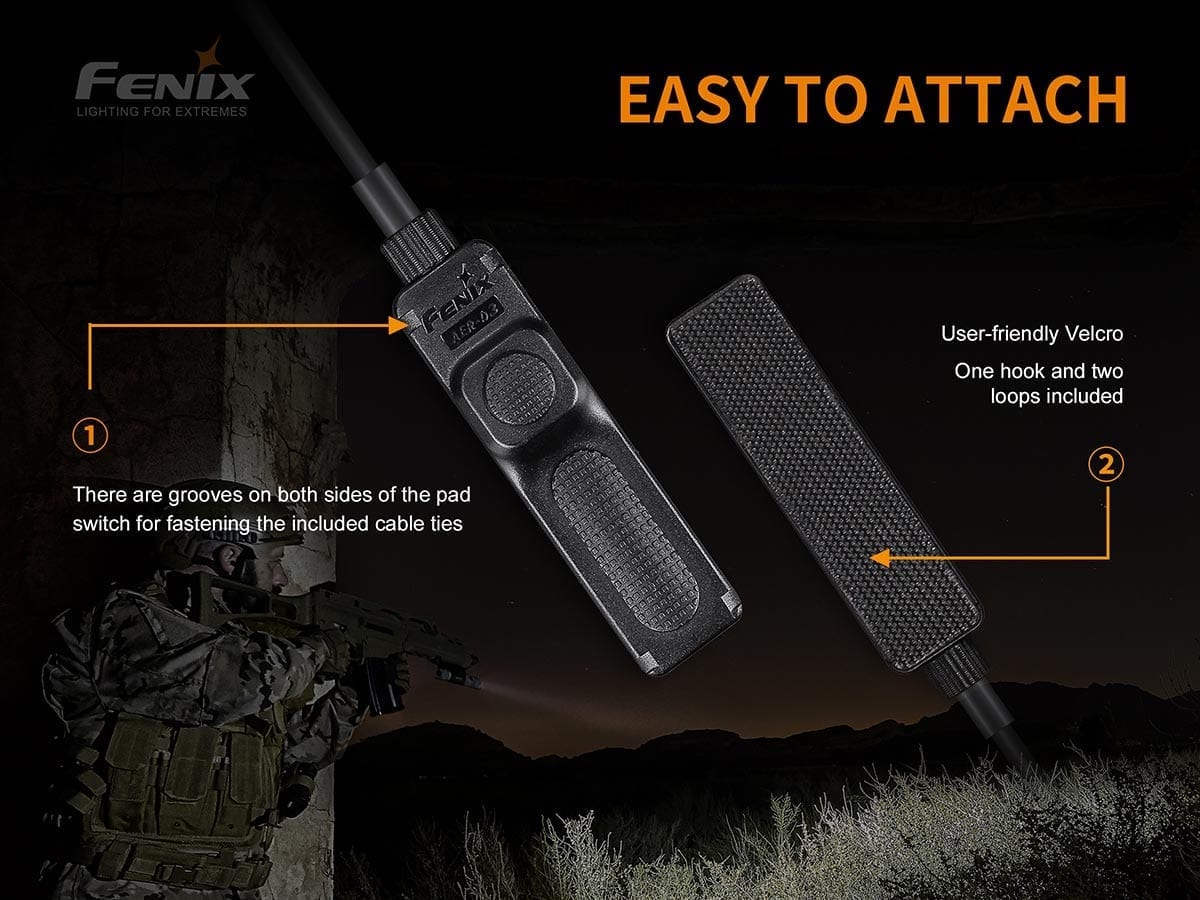 Fenix AER-03v2 remote switch attachment method