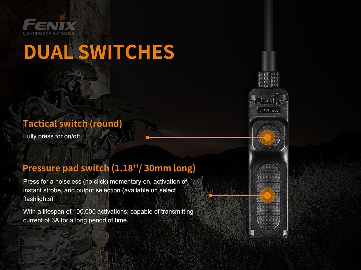 Fenix AER-03v2 remote switch buttons