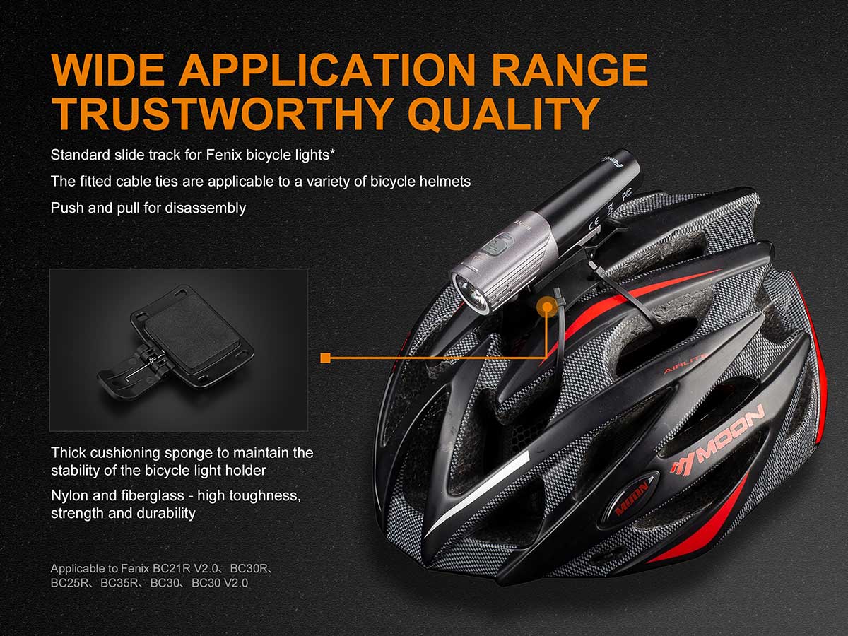 fenix motorcycle helmet tech Fenix ALD-08 Bike Light Helmet Holder