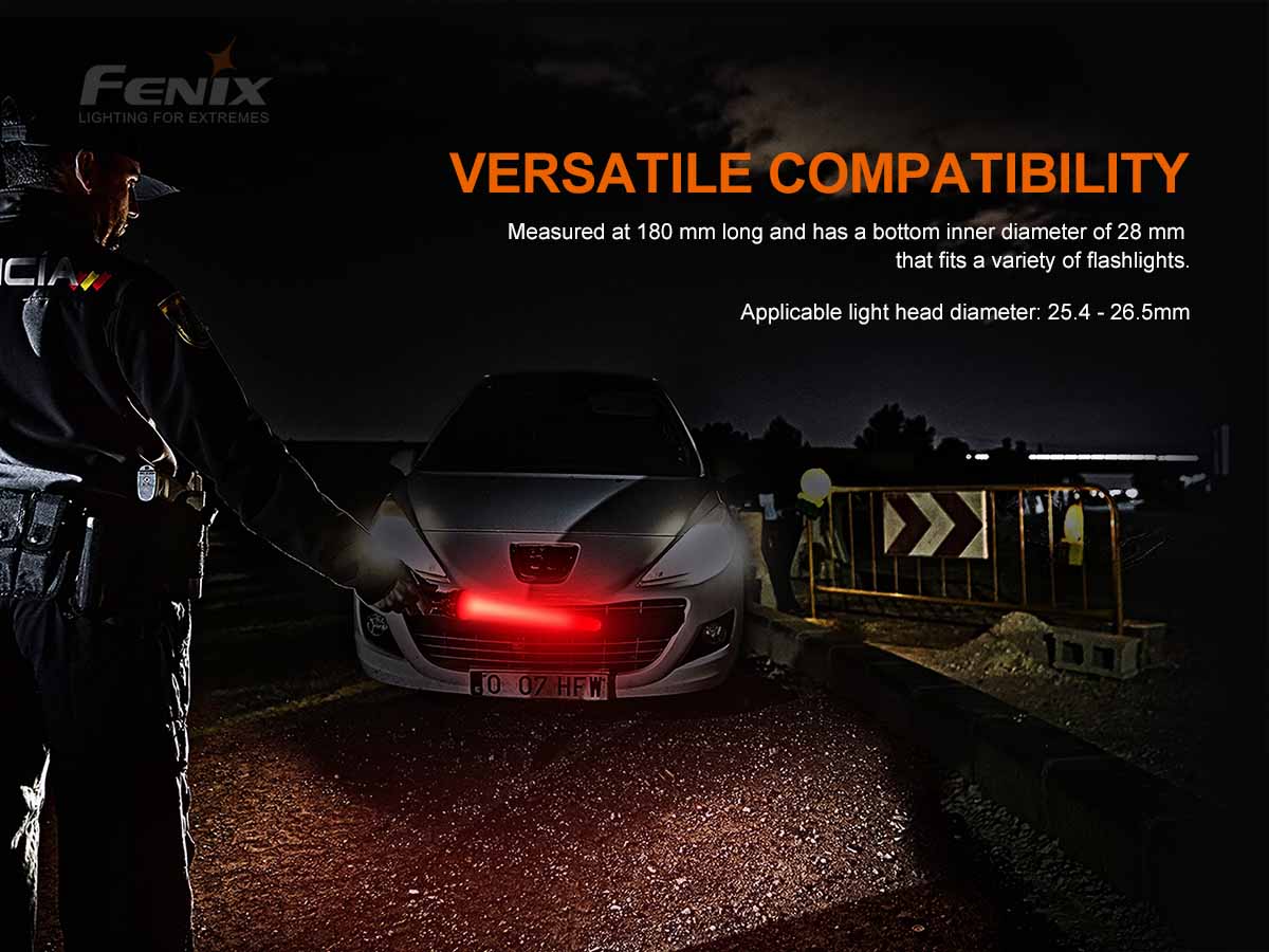 fenix flashlight cone LR50R V2.0 The traffic wand is also high Fenix AOT-S+ traffic cone