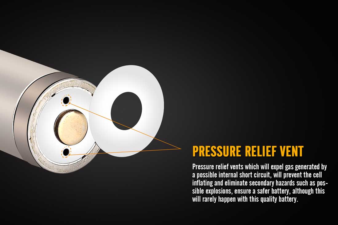 arb-l18-2600u rechargeable battery pressure vents