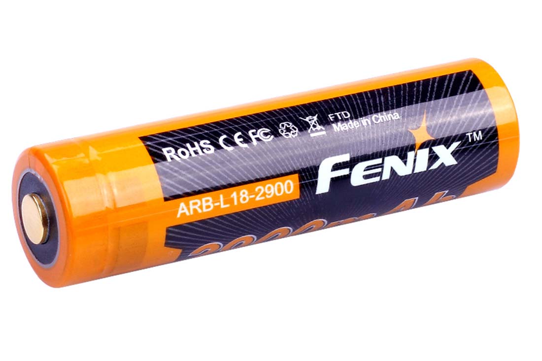 fenix arb-l18-2900 18650 rechargeable battery