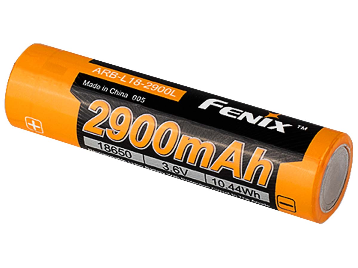 Fenix cold-resistant battery ARB-L18-2900L back