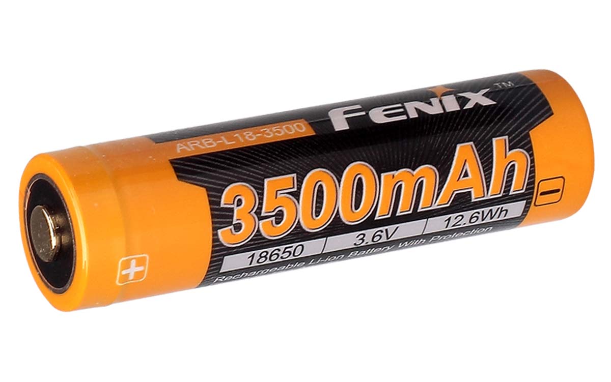 Fenix ARBL18 High-Capacity 18650 Battery - 3500mAh – Fenix Store