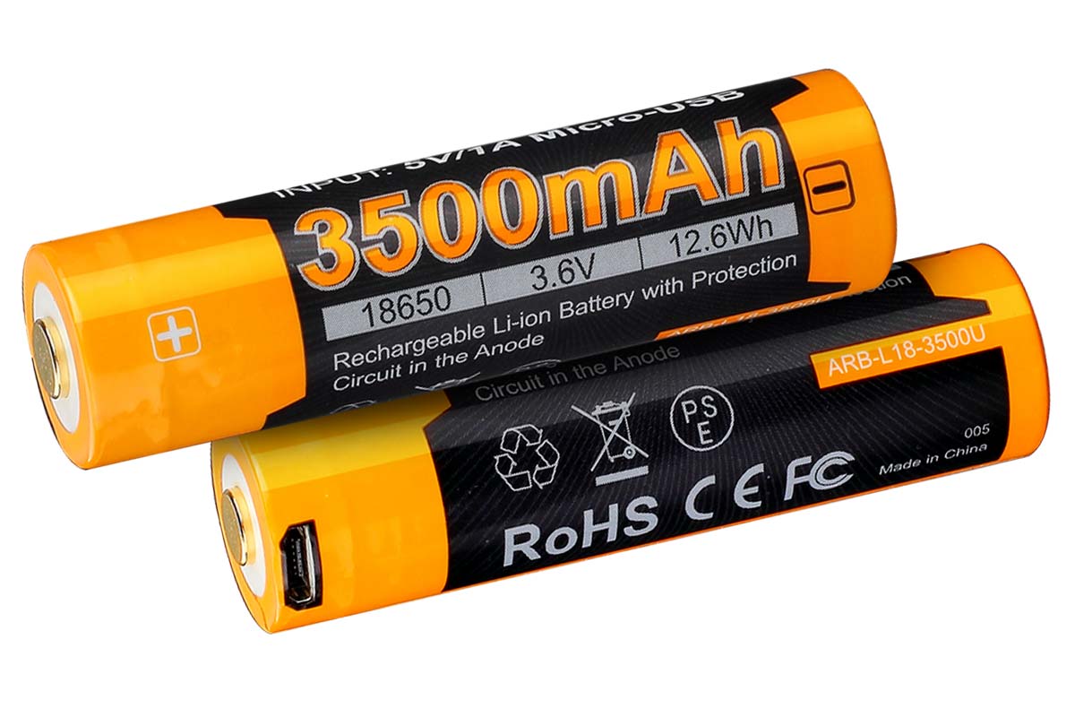 Fenix ARB-L18-3500U USB rechargeable battery