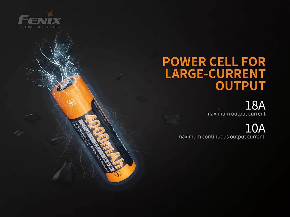 Fenix ARBL18 High-Capacity 18650 Battery - 3500mAh