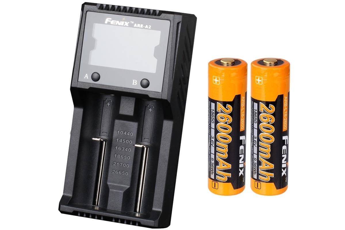 are a2 battery charger 2600 18650 batteries