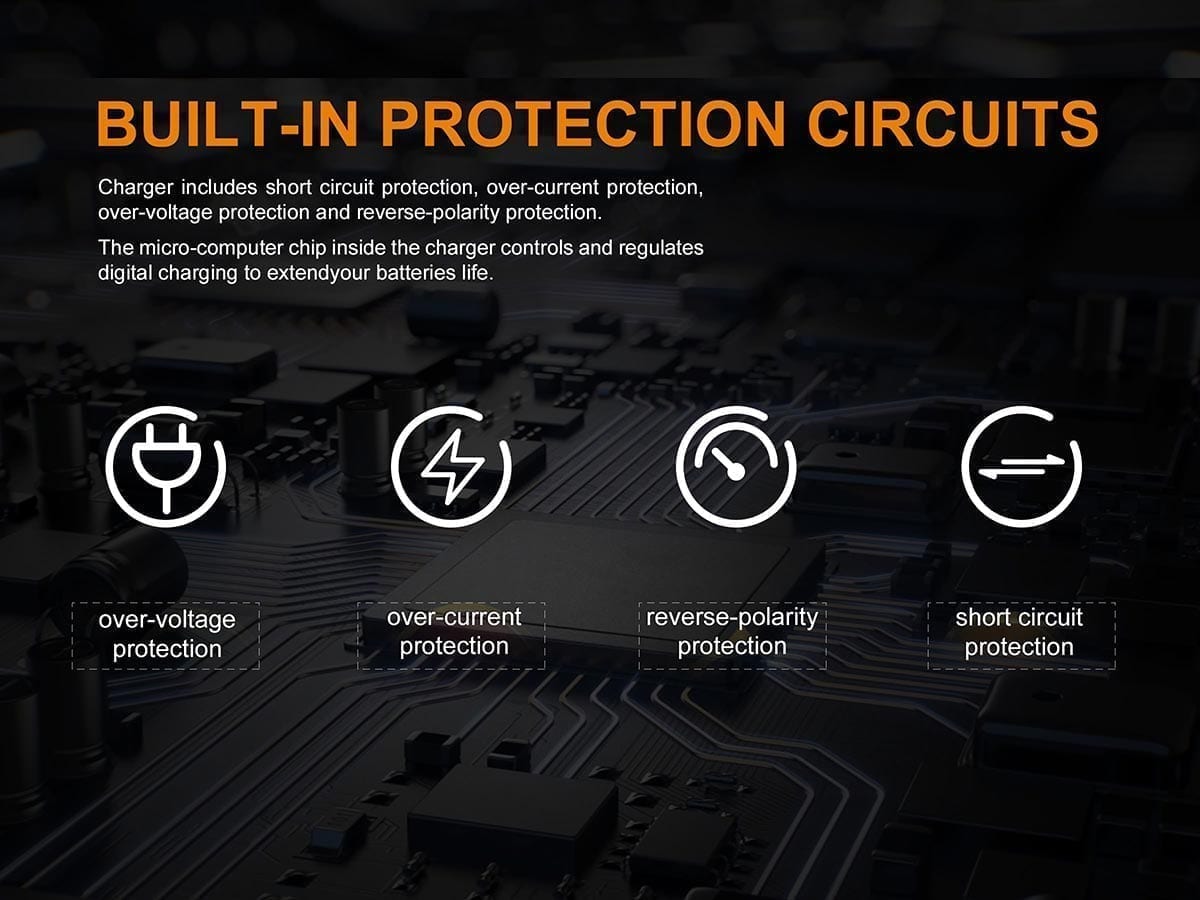 ARE-D2 Battery Charger protection