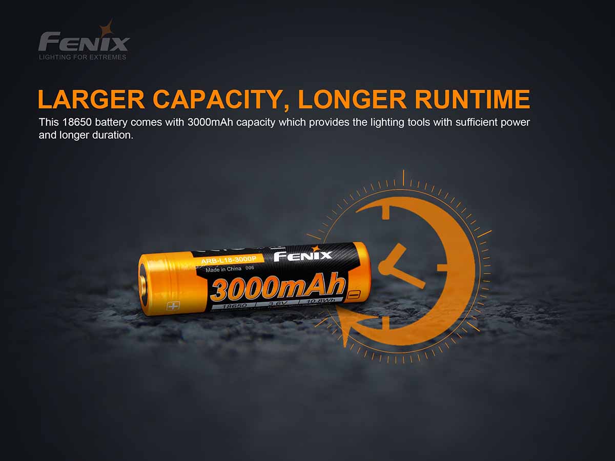 Accu 18650 Fenix 2600mAh - ARB-L18