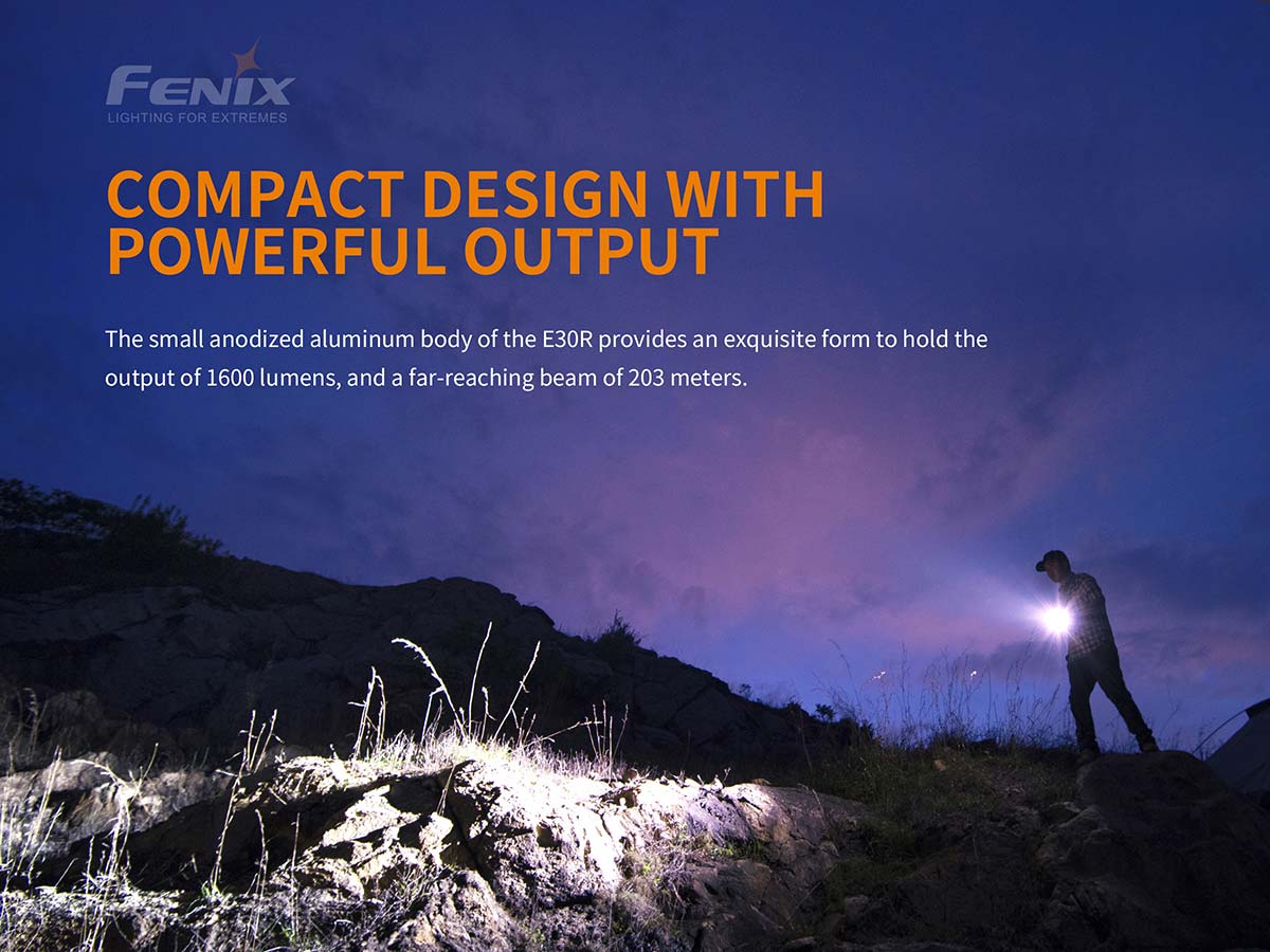 fenix e30r flashlight want come on Fenix E30R Rechargeable Flashlight